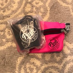 Victoria Secret Pink fanny pack with drink coozie